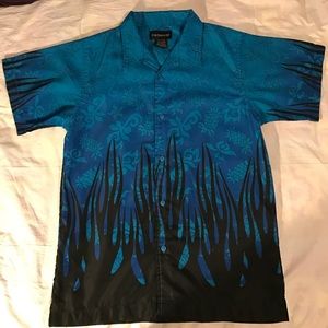 Boys button down camp shirt