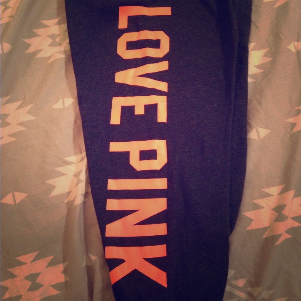 PINK knee length sweats