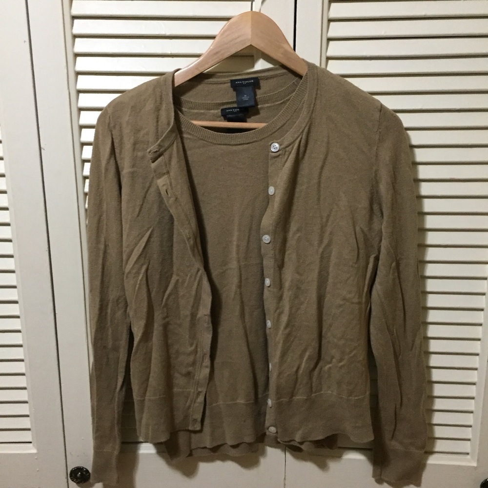 Ann Taylor Cardigan Set