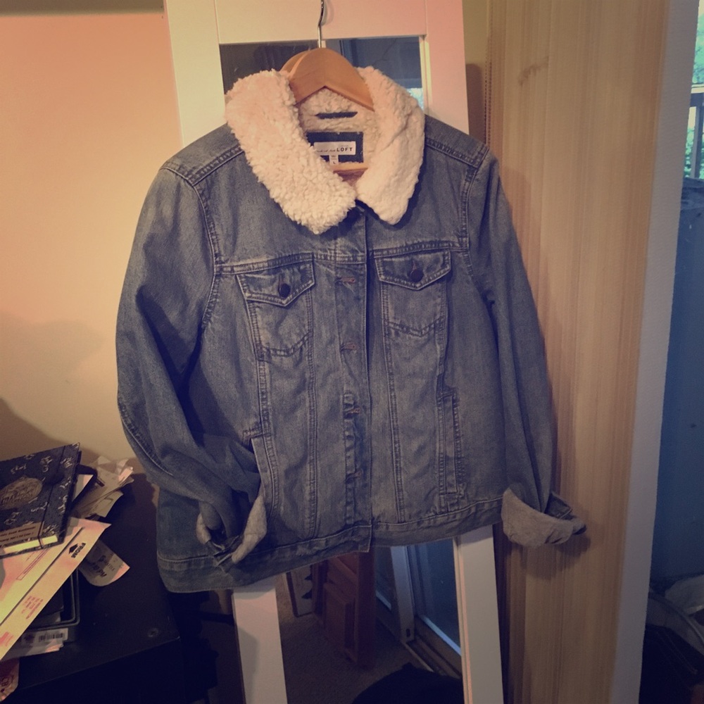 Denim jacket with the softest lining!