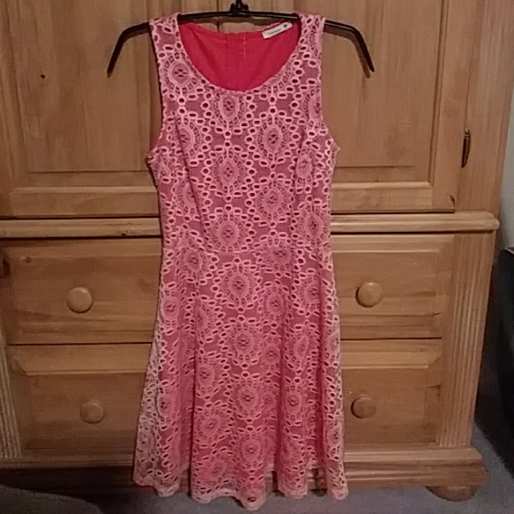 Soprano size s red and orange dress