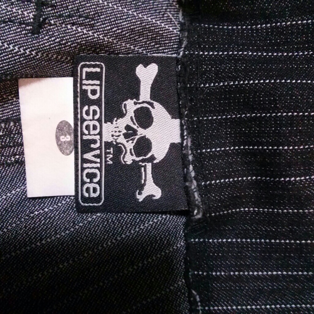 Lip Service black pinstripe pants size 3