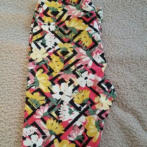 LulaRoe OS Floral Leggings