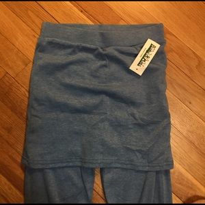 Peony and Moss Pants - Peony & Moss Light Blue skirted Leggings Peony and Moss Pants - Peony & Moss Light Blue skirted Leggings