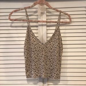 Brandy Melville Flower Tank