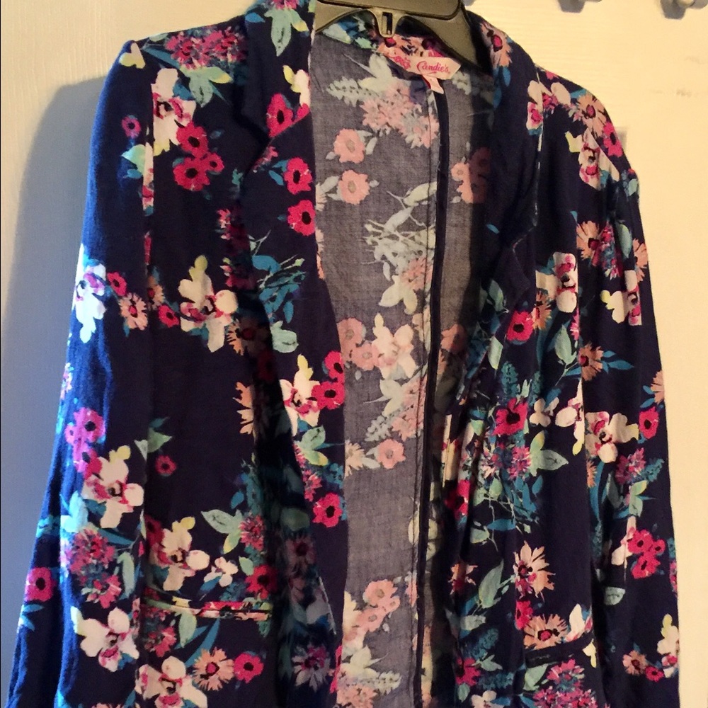 Candies Floral Blazer