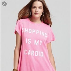 WILDFOX Shopping Is My Cardio BRAND NEW W/OUT TAGS