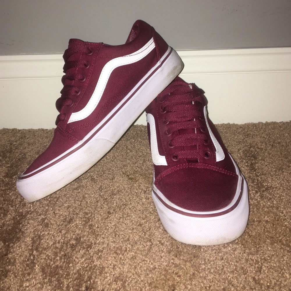 Maroon Vans