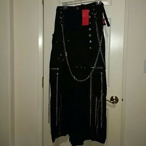 Nwt Tripp goth punk chain skirt