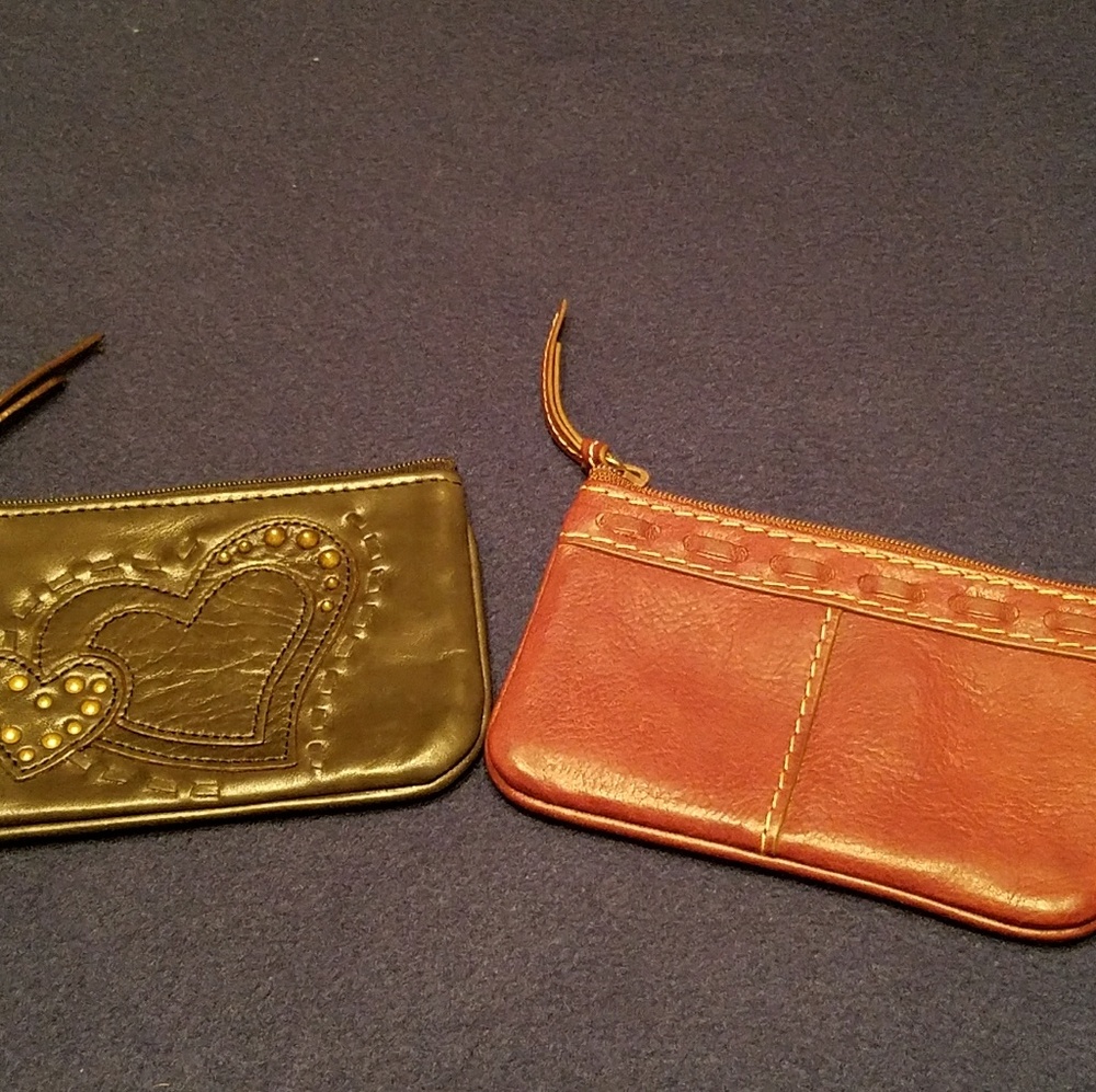 •SOLD• Fossil Leather ID, Cash/Card Holders