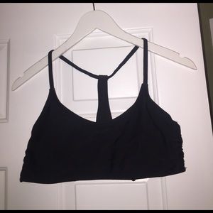 Target black  bathingsuit top size large