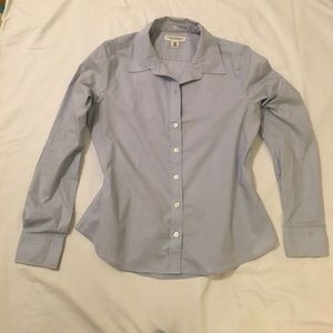 Banana Republic Blue Button Down Non-Iron