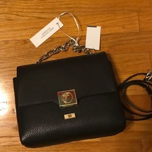 NEW Versace Collection Leather Shoulder Bag (NWT)