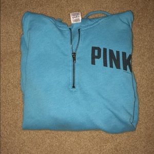 3/4 zip PINK pullover