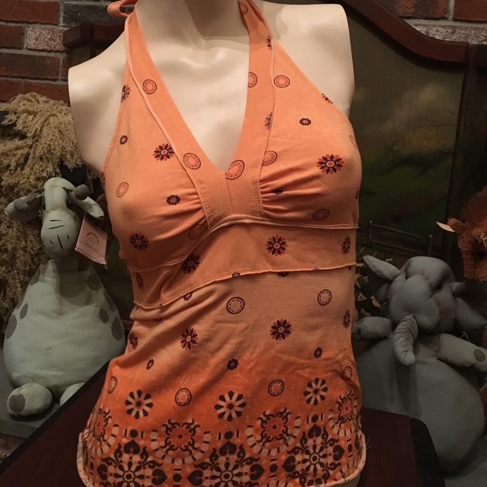 Ombré prance halter top.  Size is Medium.