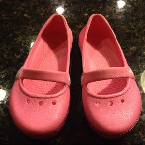 Toddler girls Crocs size 7