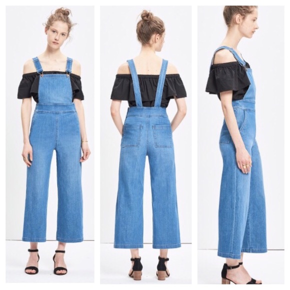 Madewell Pants - Madwell Summit Culotte Denim Overalls