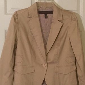 Apostrophe khaki blazer- NWT