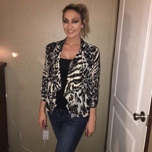 Animal print top