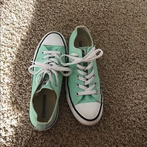 Mint green Converse All Star