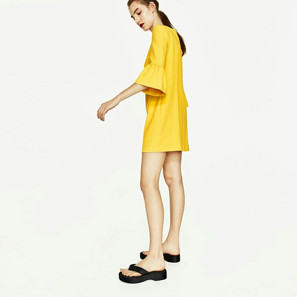 Zara Dresses - Zara Dress with Frilled Sleeves, new with tags Zara Dresses - Zara Dress with Frilled Sleeves, new with tags