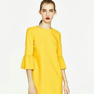 Zara Dresses - Zara Dress with Frilled Sleeves, new with tags Zara Dresses - Zara Dress with Frilled Sleeves, new with tags