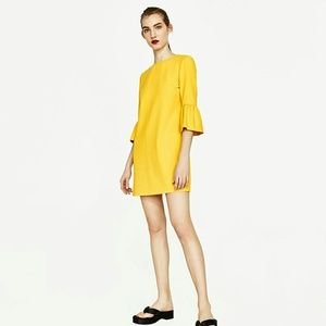 Zara Dresses - Zara Dress with Frilled Sleeves, new with tags Zara Dresses - Zara Dress with Frilled Sleeves, new with tags
