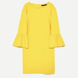 Zara Dresses - Zara Dress with Frilled Sleeves, new with tags Zara Dresses - Zara Dress with Frilled Sleeves, new with tags