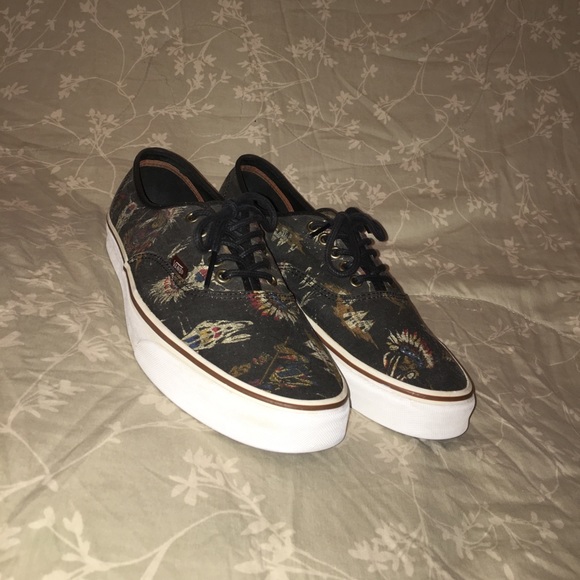 Vans Other - Authentic Black "Tribal Leader" Vans