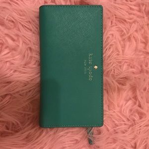 Teal Kate Spade Wallet
