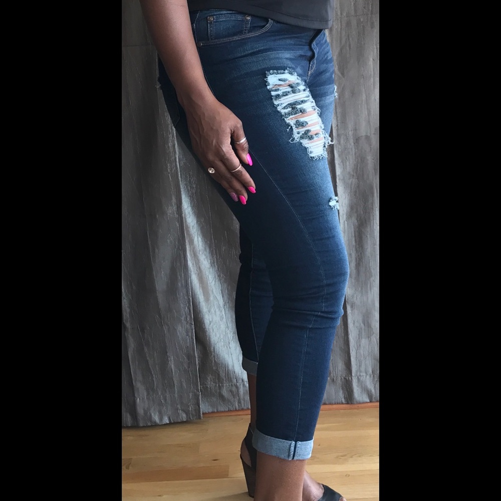 Bamboo Ripped Jeans