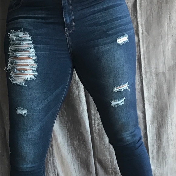Bamboo Ripped Jeans - Picture 3 of 4