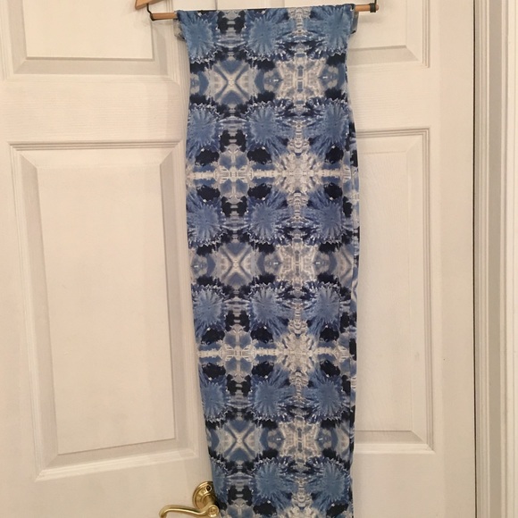 Strapless blue maxi dress - Picture 2 of 6
