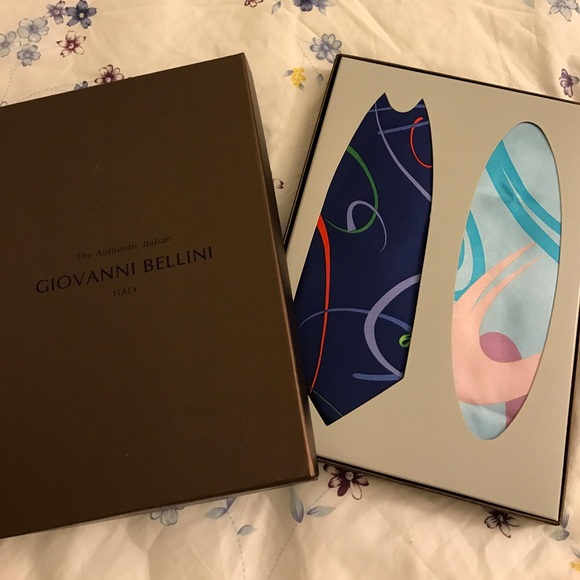 100% Giovanni Bellini Silk tie gift set - Picture 1 of 1