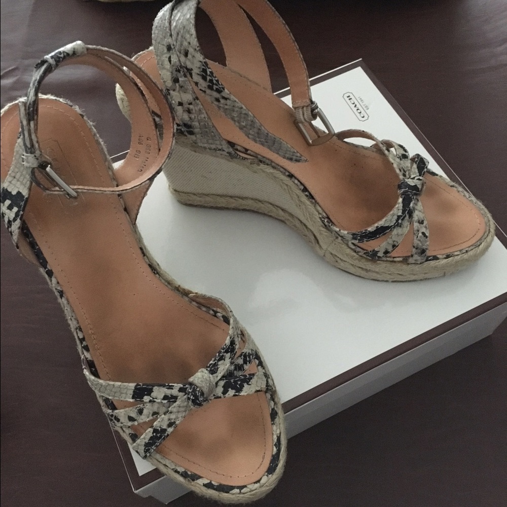 Coach Python Wedges - Picture 2 of 5
