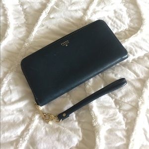 Fossil leather wallet