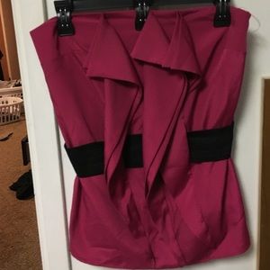 Hot pink dressy tube top🎀