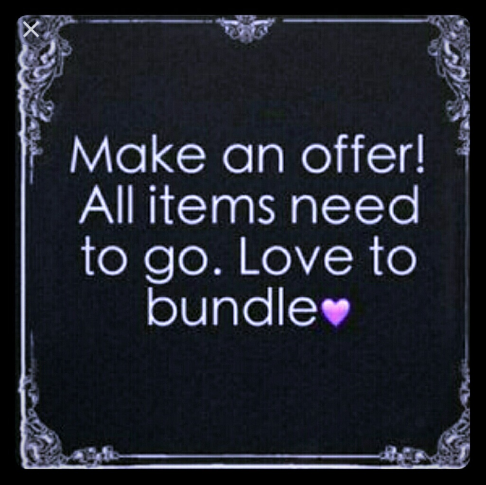 All of my prices are negotiable!