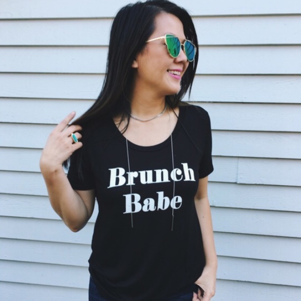 💥LAST 1️⃣!💥 “Brunch Babe" Statement Tee