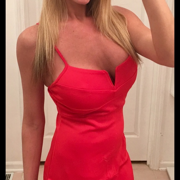 Midi red dress NWOT - Picture 2 of 6