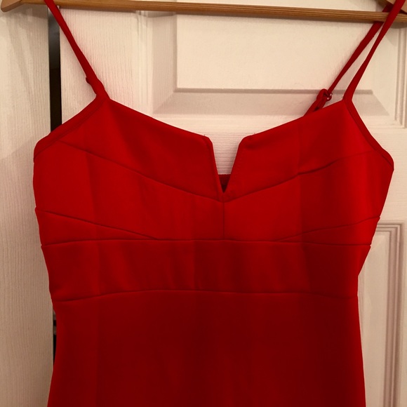 Midi red dress NWOT - Picture 4 of 6
