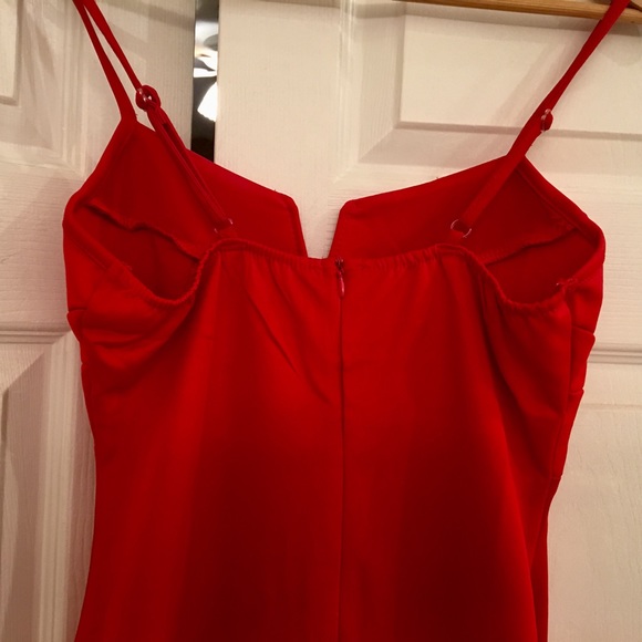 Midi red dress NWOT - Picture 5 of 6