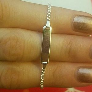 Real 925 Small Child's ID Bracelet