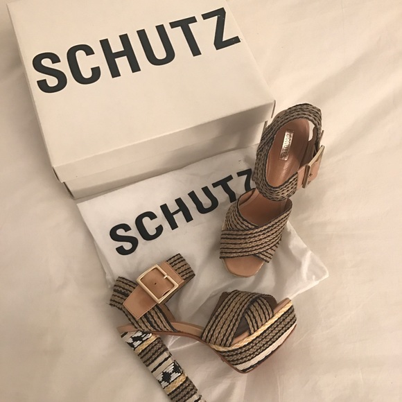 Schutz Erminiana Woven Platforms - Picture 5 of 7