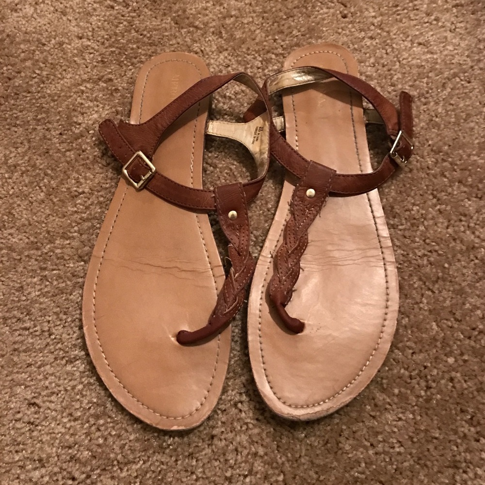 Brown sandals
