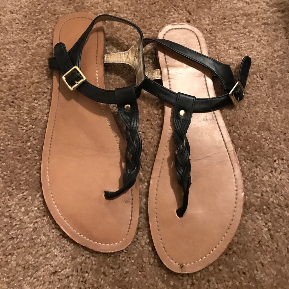 Black sandals