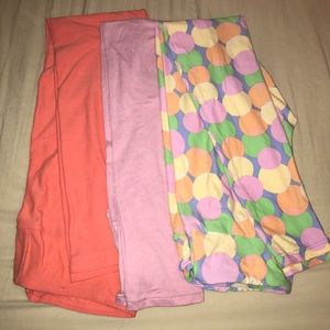 Set of three Lularoe leggings (OS)