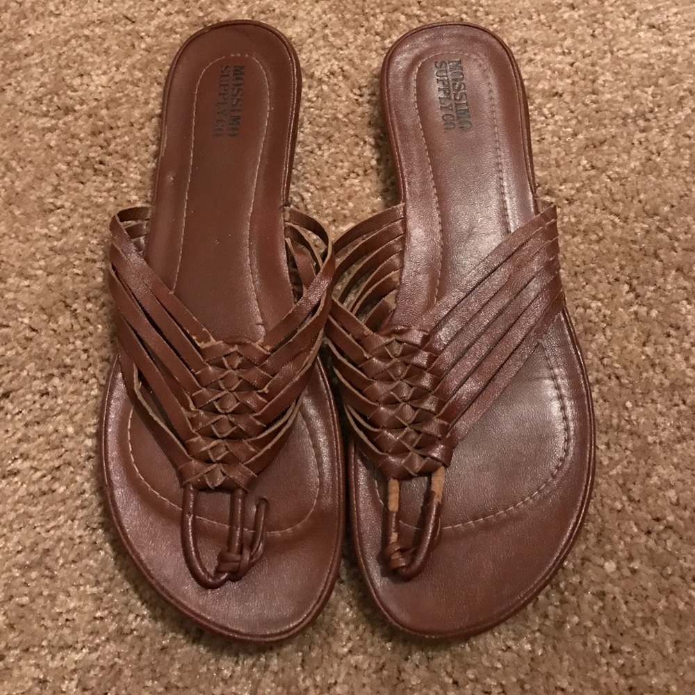 Brown sandals