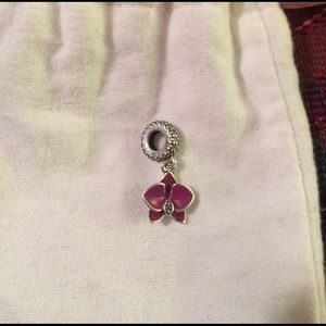 Authentic Pandora Flower Charm
