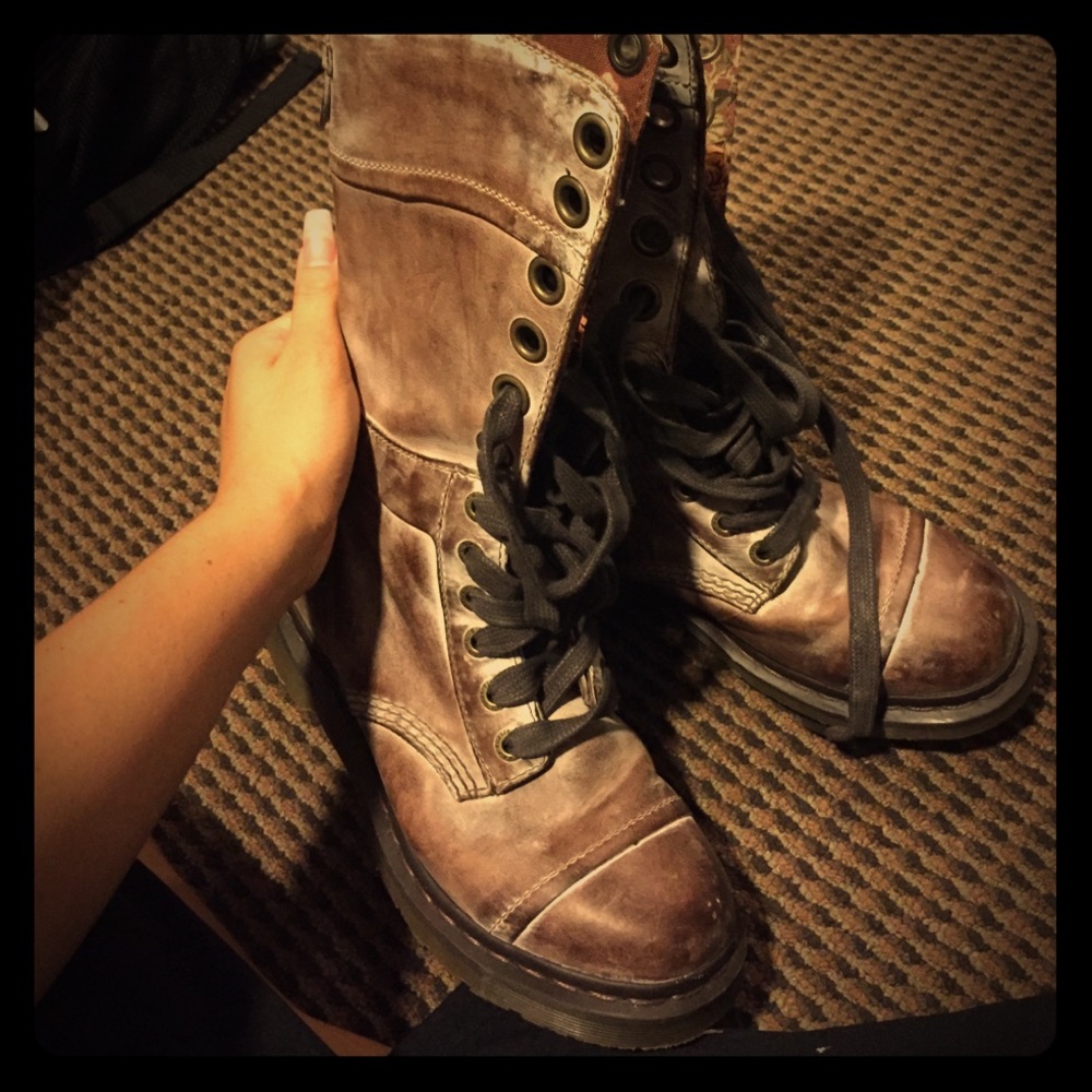 Doc Marten Brown Tall Boots